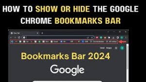 How to Show or Hide Your Bookmarks Bar