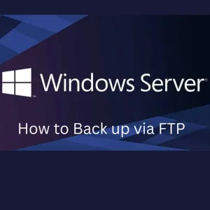 how to back up via ftp